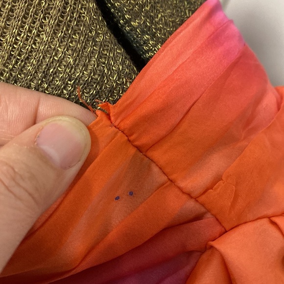 BGHAUTE SILK WATER COLOR  PROM OR PARTY DRESS - Picture 7 of 17